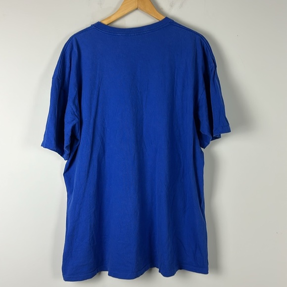 Brooklyn Dodgers MLB Vintage 90s Nutmeg Mills Blue Graphic T-Shirt - Size XL - Picture 3 of 8
